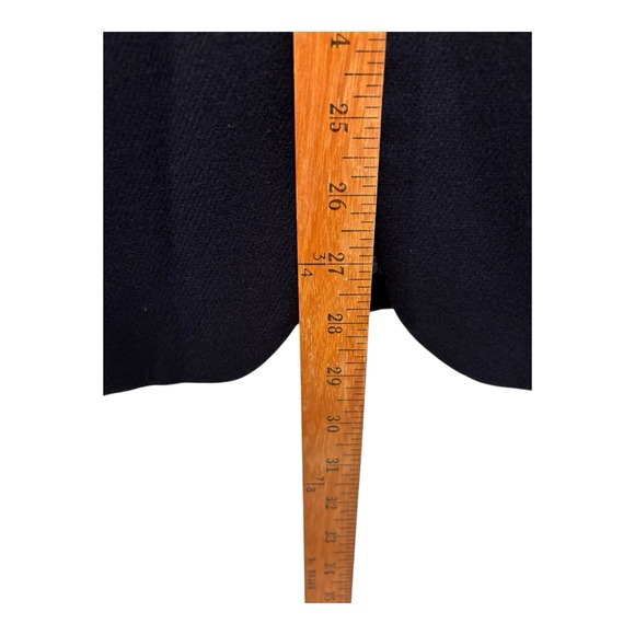 Cathy Daniels Blazer Womens 12 Blue Wool Jacket Button Up Pockets Lined Nautical - Picture 8 of 10